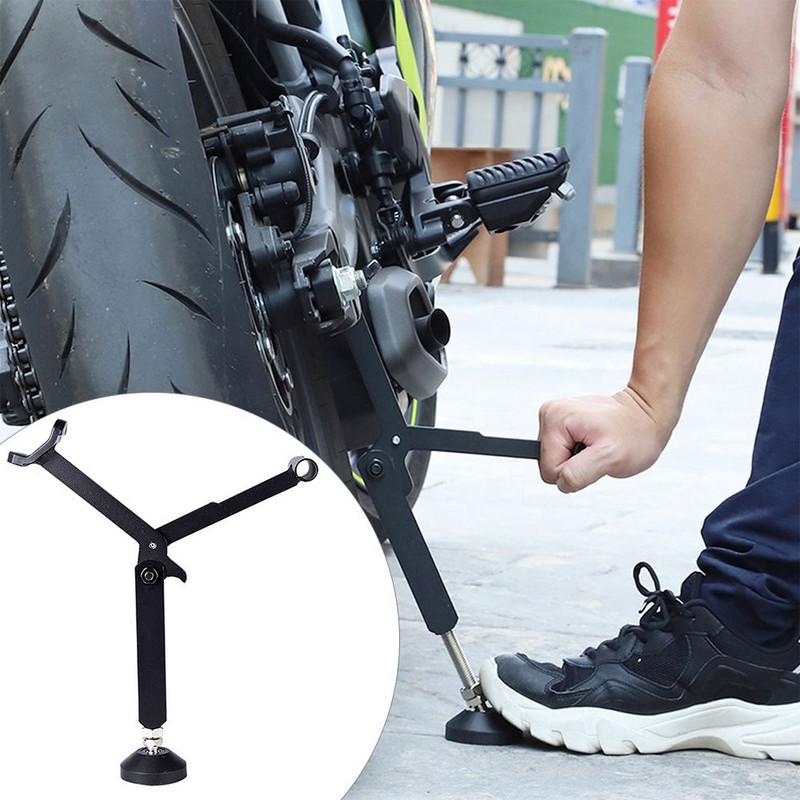 Opravný nástroj Prenosný rám motocykla Skladací podpera kolesa motocykla Bočný stojan Stojan na motocykel Scooter Stojan