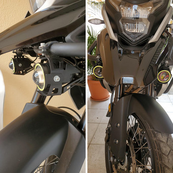 Регулиране на скоби за монтиране на светодиодни прожектори за мотоциклети Мотоциклет UTV ATV фарове за мъгла Led държач за спомагателни фарове за 2-2,6 см тръба