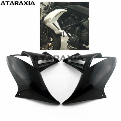 Värvimata mootorratta katted radiaatori kate jaoks Kawasaki er6n 2009 2010 2011 ER6N ER-6N sissepritsekatte kere täite trimm