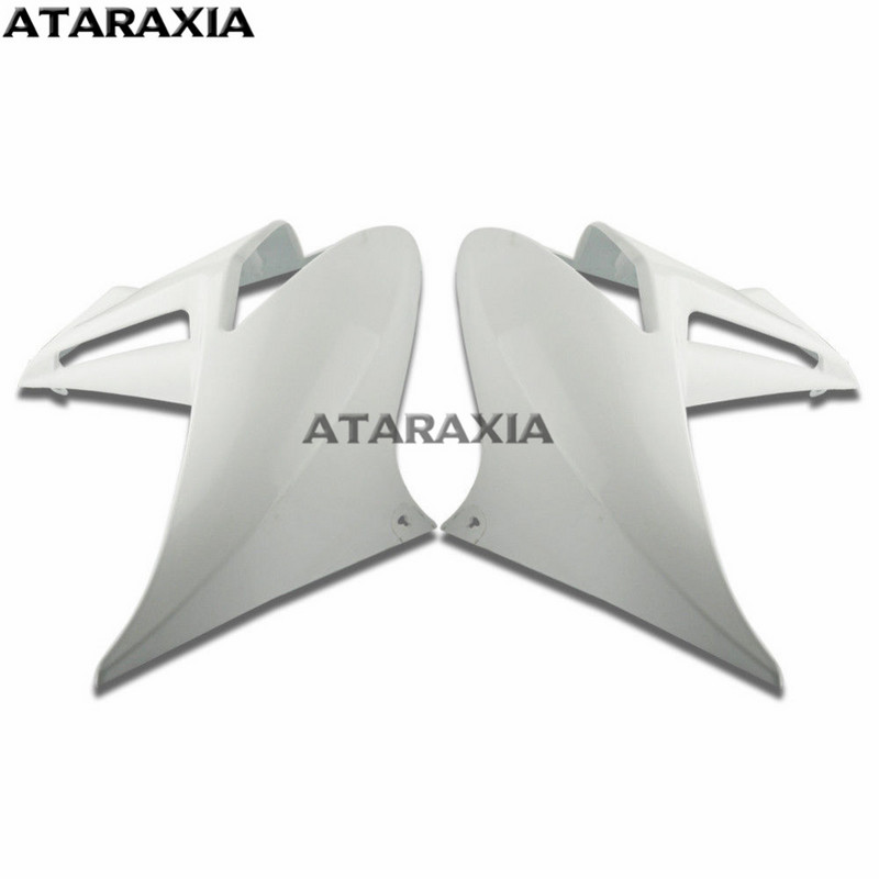 Mootorratta osad värvimata/must vasak- ja parempoolse suunatule keskmise küljekatte trimmikatte plast Kawasaki ER6N ER-6N jaoks 2009-2011