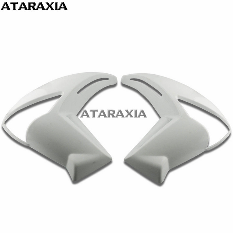 Mootorratta osad värvimata/must vasak- ja parempoolse suunatule keskmise küljekatte trimmikatte plast Kawasaki ER6N ER-6N jaoks 2009-2011