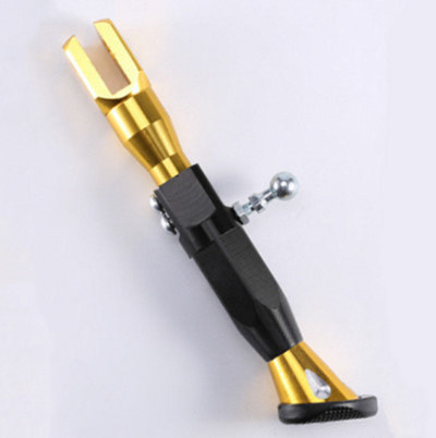 Állítható CNC fém motorkerékpár lábtámasztó elektromobil rúgás oldalsó állvány Tartós motorkerékpár lábtartó rúgás oldaltartó