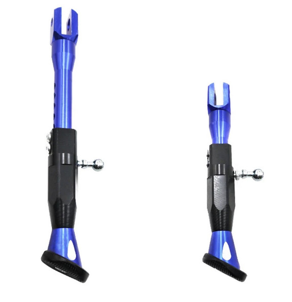 Állítható CNC fém motorkerékpár lábtámasztó elektromobil rúgás oldalsó állvány Tartós motorkerékpár lábtartó rúgás oldaltartó