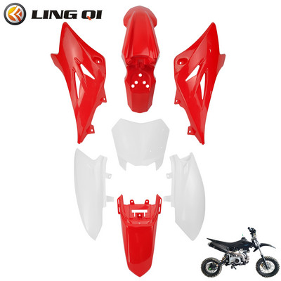 Seturi de caroserie din plastic modificate LING QI pentru motocicleta CRF50 XR50. Carcasă din plastic îmbunătățită pentru motocicletă CRF 50 Pit Dirt