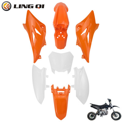 Seturi de caroserie din plastic modificate LING QI pentru motocicleta CRF50 XR50. Carcasă din plastic îmbunătățită pentru motocicletă CRF 50 Pit Dirt