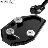 CNC zväčšovacia podložka bočného stojana pre Yamaha FZ6-S2 ABS 2004 2005 2006 2007 2008 2009 kryty na motorku