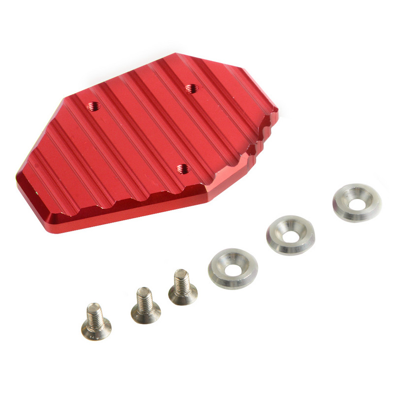 CNC zväčšovacia podložka bočného stojana pre Yamaha FZ6-S2 ABS 2004 2005 2006 2007 2008 2009 kryty na motorku