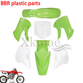 Kompletné súpravy na kapotáž motocykla, plastové kryty karosérie, blatníky pre motokros, štýl BBR, KLX110, KLX 110, 110-150cc, Dirt Pit Bike
