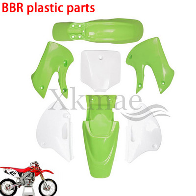 Seturi de carene complete pentru motociclete Apărătoare de protecție din plastic pentru caroserie pentru motocross BBR stil KLX110 KLX 110 110-150cc Dirt Pit Bike