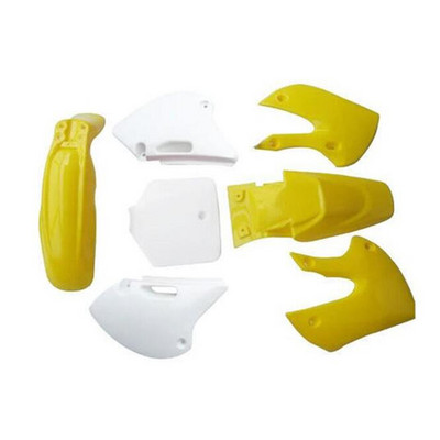 Kompletné súpravy na kapotáž motocykla, plastové kryty karosérie, blatníky pre motokros, štýl BBR, KLX110, KLX 110, 110-150cc, Dirt Pit Bike