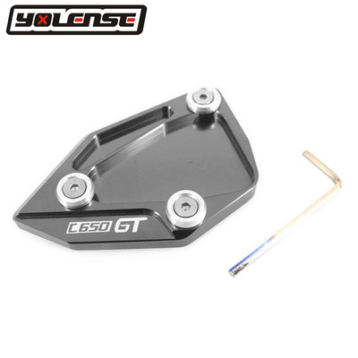 Pre motocykle BMW C650GT C600 Sport 2012 2013 2014 2015, CNC hliníkový stojan, bočný stojan, podperná doska.