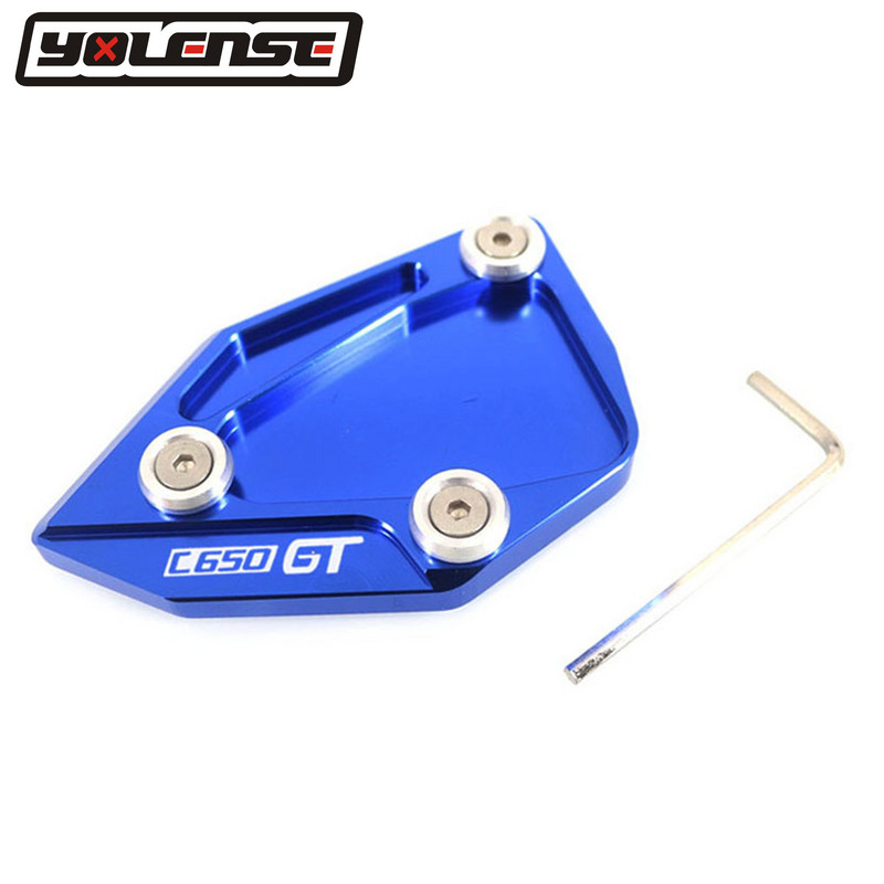 Pre motocykle BMW C650GT C600 Sport 2012 2013 2014 2015, CNC hliníkový stojan, bočný stojan, podperná doska.