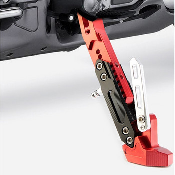 Пет позиции и регулиране на височината CNC метална стойка за крака на мотоциклет Electrombile Странична стойка