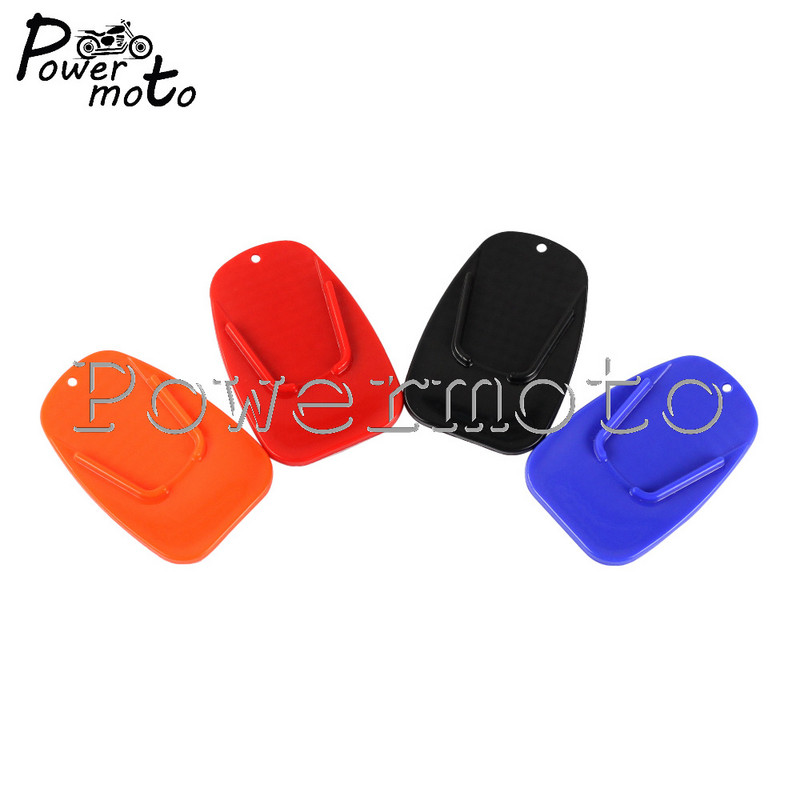 Farby Motocykel Plastový stojan Bočný chránič kopu Doska Základňa Protišmyková doska Bočné predĺženie pre Yamaha Honda Suzuki Kawasaki