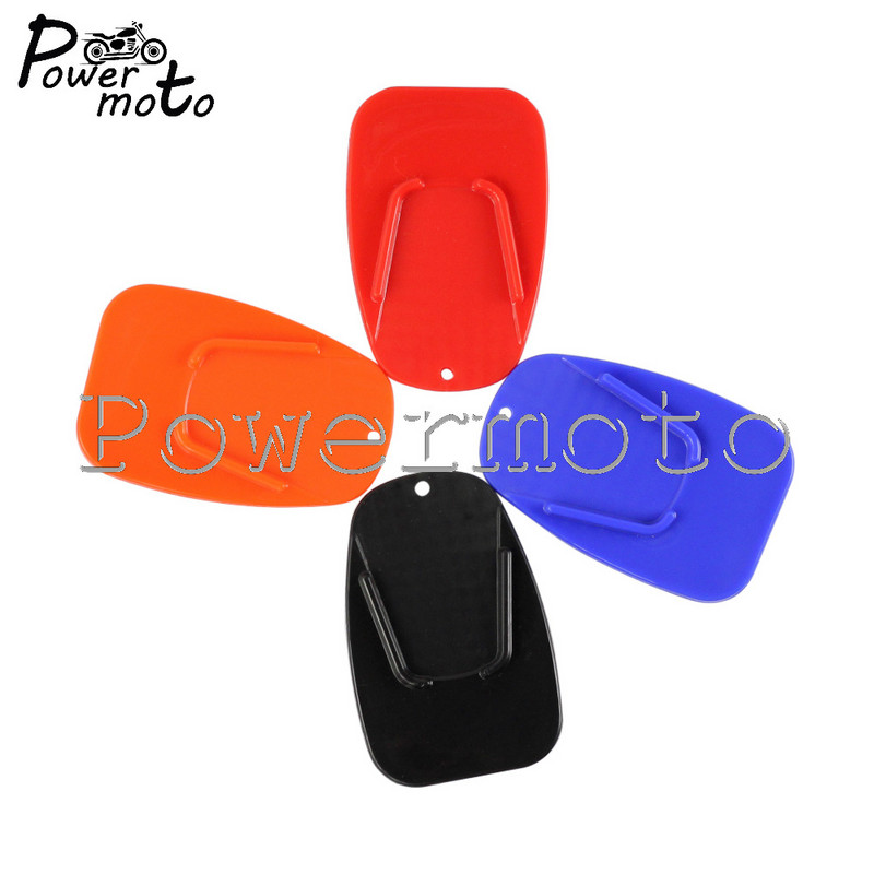 Farby Motocykel Plastový stojan Bočný chránič kopu Doska Základňa Protišmyková doska Bočné predĺženie pre Yamaha Honda Suzuki Kawasaki