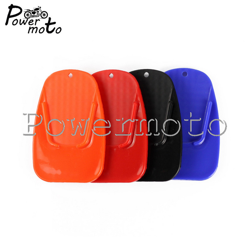 Farby Motocykel Plastový stojan Bočný chránič kopu Doska Základňa Protišmyková doska Bočné predĺženie pre Yamaha Honda Suzuki Kawasaki