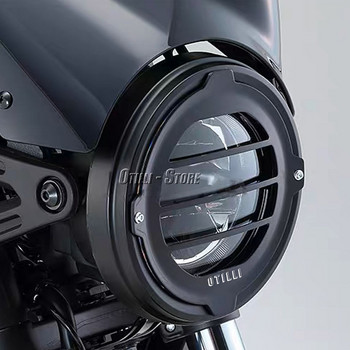 Αξεσουάρ κάλυμμα σχάρας προβολέων μοτοσικλέτας μαύρο ABS+αλουμίνιο για Yamaha XSR 900 XSR900 xsr900 xsr 900 2022 2023