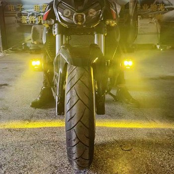 Universa Прожектори Монтажна скоба Мотоциклет LED Стойка за фарове Фиксиран държач за лампа Поддръжка за мотоциклети Cafe Racer Аксесоари