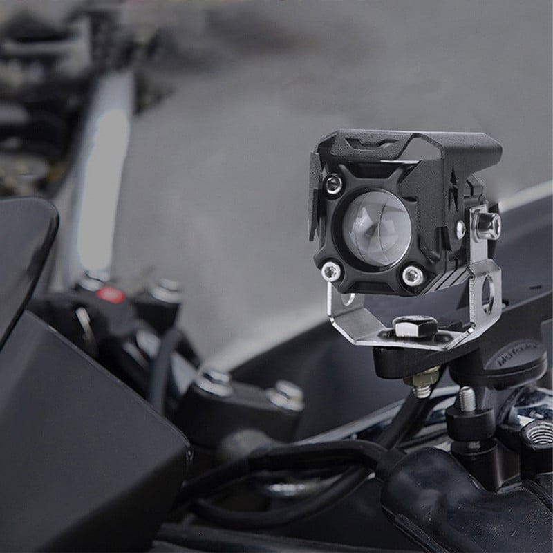 Universa spotlámpák tartókonzol Motorkerékpár LED-es fényszóróállvány Fix lámpatartó tartó motorkerékpár Cafe Racer tartozékokhoz