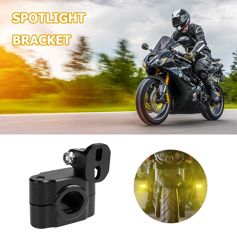 Universa spotlámpák tartókonzol Motorkerékpár LED-es fényszóróállvány Fix lámpatartó tartó motorkerékpár Cafe Racer tartozékokhoz