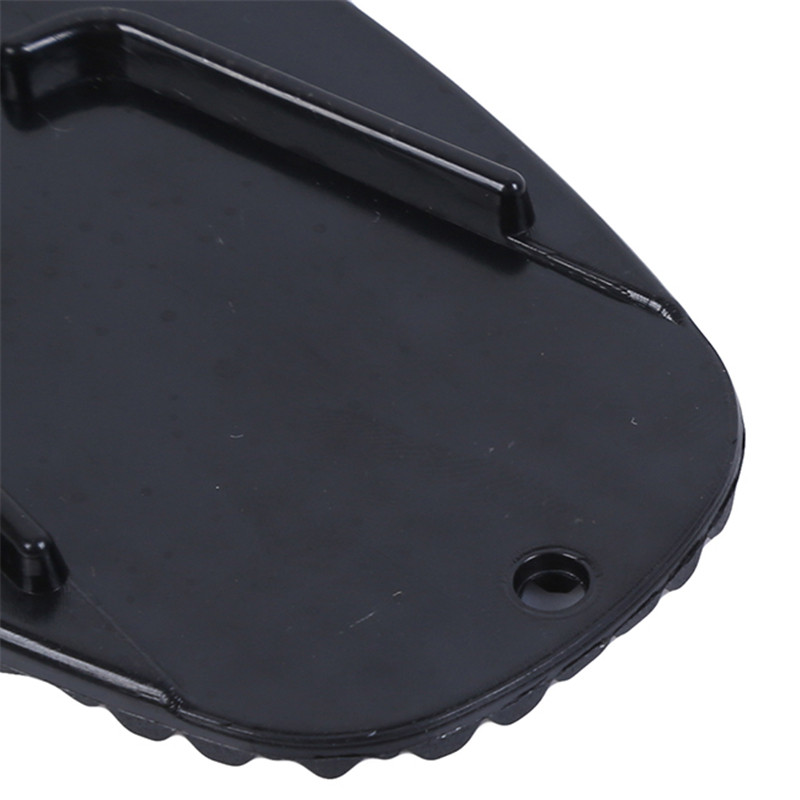 Motociklo dviračio plastiko atramos šoninės atramos plokštės pagrindo neslystančios plokštės šoninio prailginimo universalūs motociklo priedai