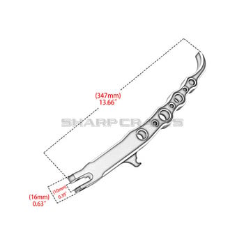 2006-UP CNC Exotic Style επιμήκυνση Kickstand Kick Side Stand Foot Support For SUZUKI Boulevard M109R VZR1800 M1800R BOSS