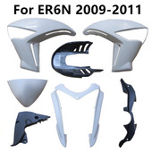 Pre ER6N 2009-2010-2011 Nenalakovaná karoséria Vstrekovanie ABS plastových dielov pre motocykle, balenie komponentov kapotáže vľavo a vpravo