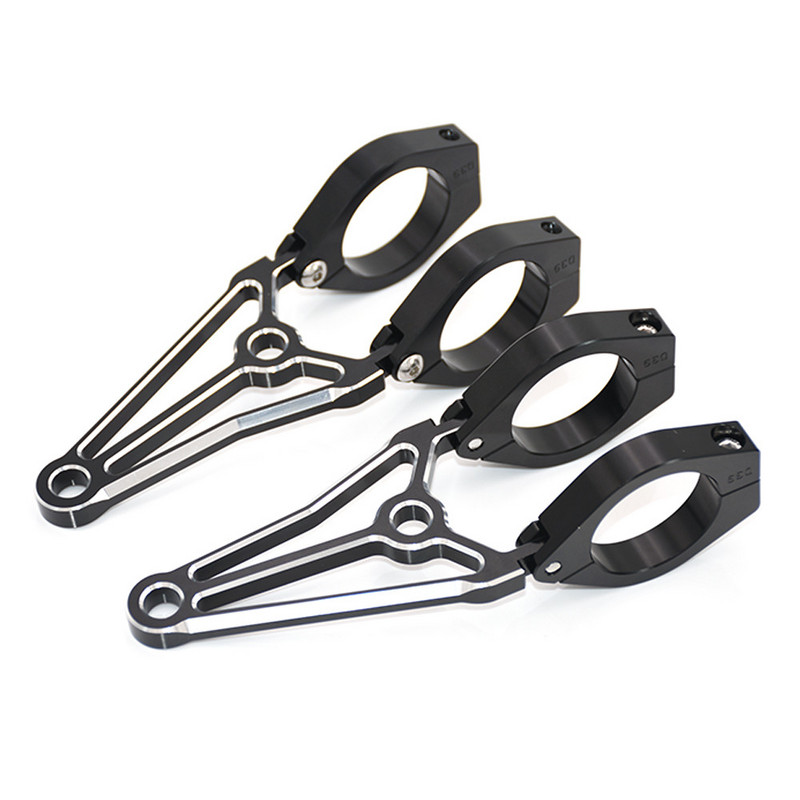 1 pár 39 mm 41 mm čierny CNC držiak na svetlomety motocykla, svorky na smerovky pre Harley, Yamaha, Ducati