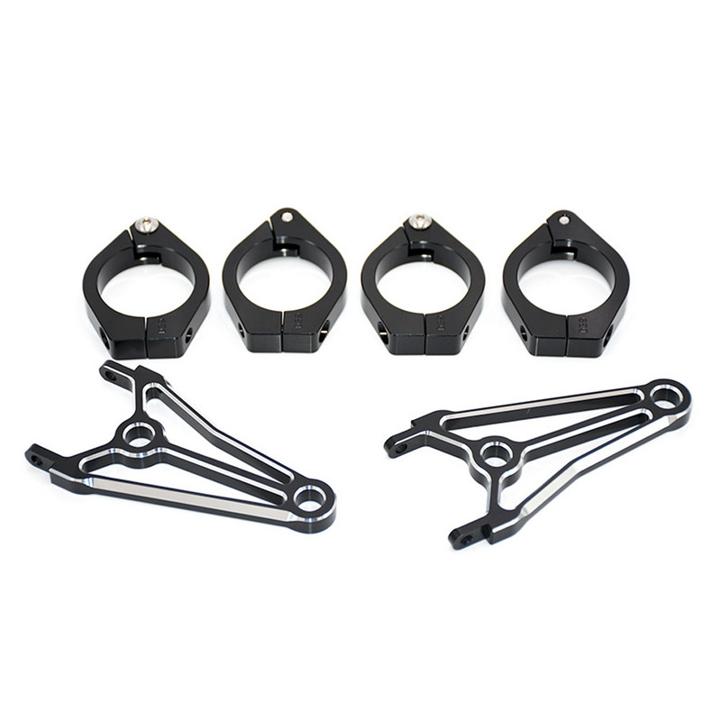 1 pár 39 mm 41 mm čierny CNC držiak na svetlomety motocykla, svorky na smerovky pre Harley, Yamaha, Ducati