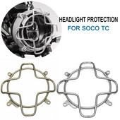 Ochranný kryt svetlometov z hliníka pre motocykle, ochranná mriežka pre SOCO TC