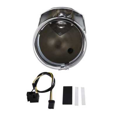 Motorkerékpár 5,75"-os fényszóróház-kanál, rögzítőkonzollal Harley modellekhez Sportster XL 883 1200