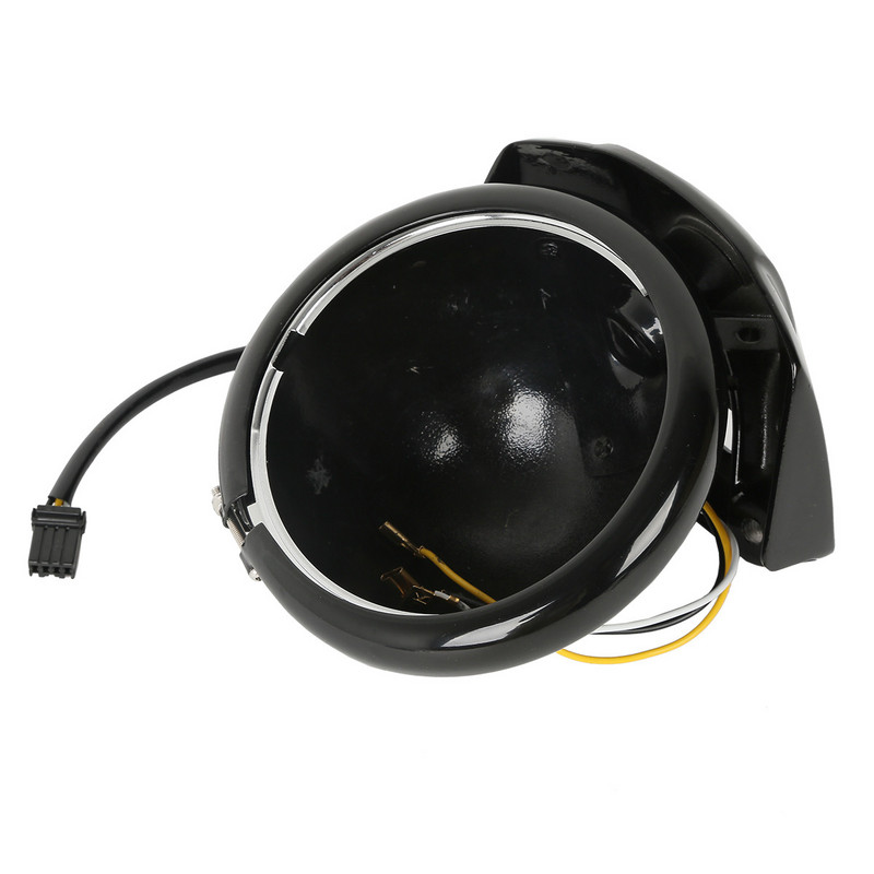 Motorkerékpár 5,75"-os fényszóróház-kanál, rögzítőkonzollal Harley modellekhez Sportster XL 883 1200