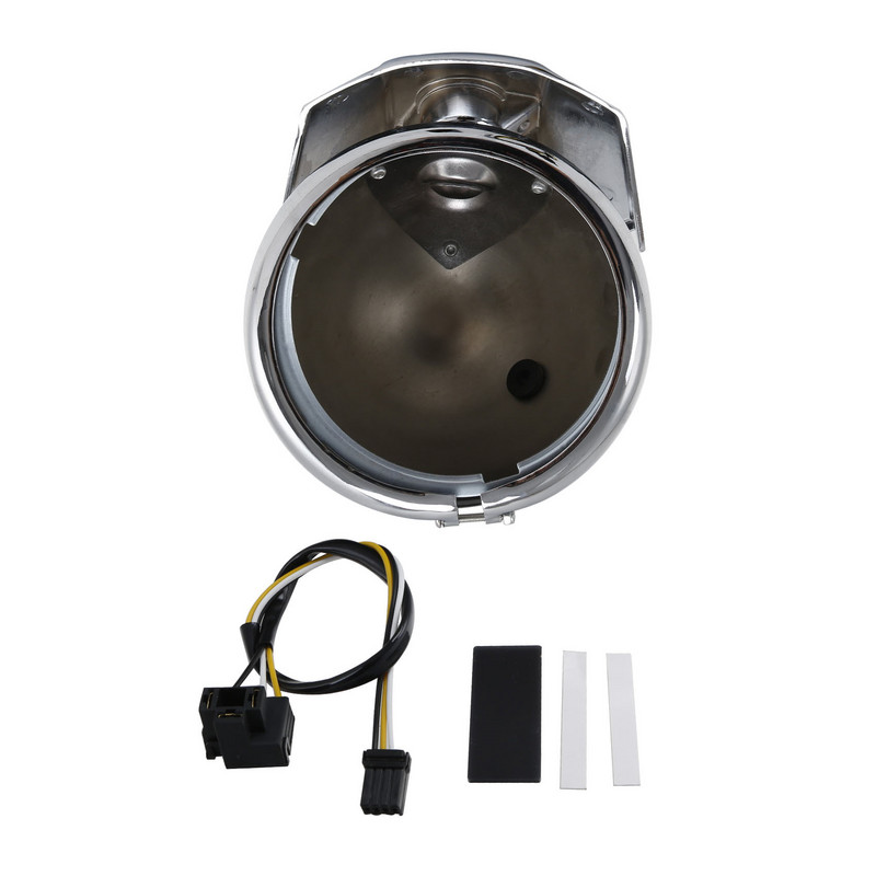 Motorkerékpár 5,75"-os fényszóróház-kanál, rögzítőkonzollal Harley modellekhez Sportster XL 883 1200