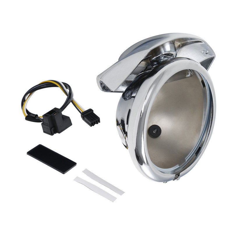 Motorkerékpár 5,75"-os fényszóróház-kanál, rögzítőkonzollal Harley modellekhez Sportster XL 883 1200