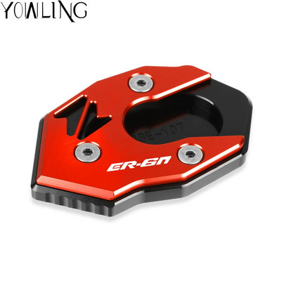 Motorkerékpár CNC alumínium oldalsó állvány Bővítés KAWASAKI ZX6R 2009 2010 2011 2012 2013 2014 2015 2016 2017-2019 ZX6R számára