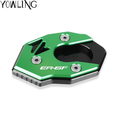 Motorkerékpár CNC alumínium oldalsó állvány Bővítés KAWASAKI ZX6R 2009 2010 2011 2012 2013 2014 2015 2016 2017-2019 ZX6R számára