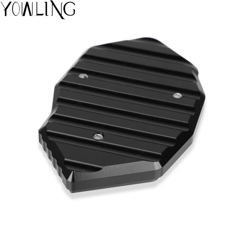 Motorkerékpár CNC alumínium oldalsó állvány Bővítés KAWASAKI ZX6R 2009 2010 2011 2012 2013 2014 2015 2016 2017-2019 ZX6R számára