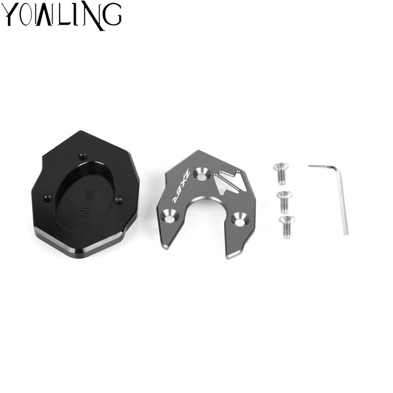 Motorkerékpár CNC alumínium oldalsó állvány Bővítés KAWASAKI ZX6R 2009 2010 2011 2012 2013 2014 2015 2016 2017-2019 ZX6R számára