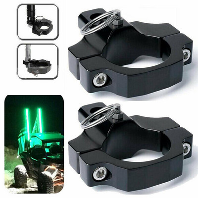 Držiaky pre UTV ATV pre LED svetelnú lištu Whip, vhodné pre 1,75" až 2", automatický nastaviteľný držiak svetla na rám