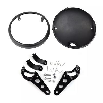 Univerzálne 7-palcové LED svetlomety do auta a motocykla, 7-palcové LED puzdro na svetlomety pre KAWASAKI, Honda, Yamaha, Chopper, Cafe Racer