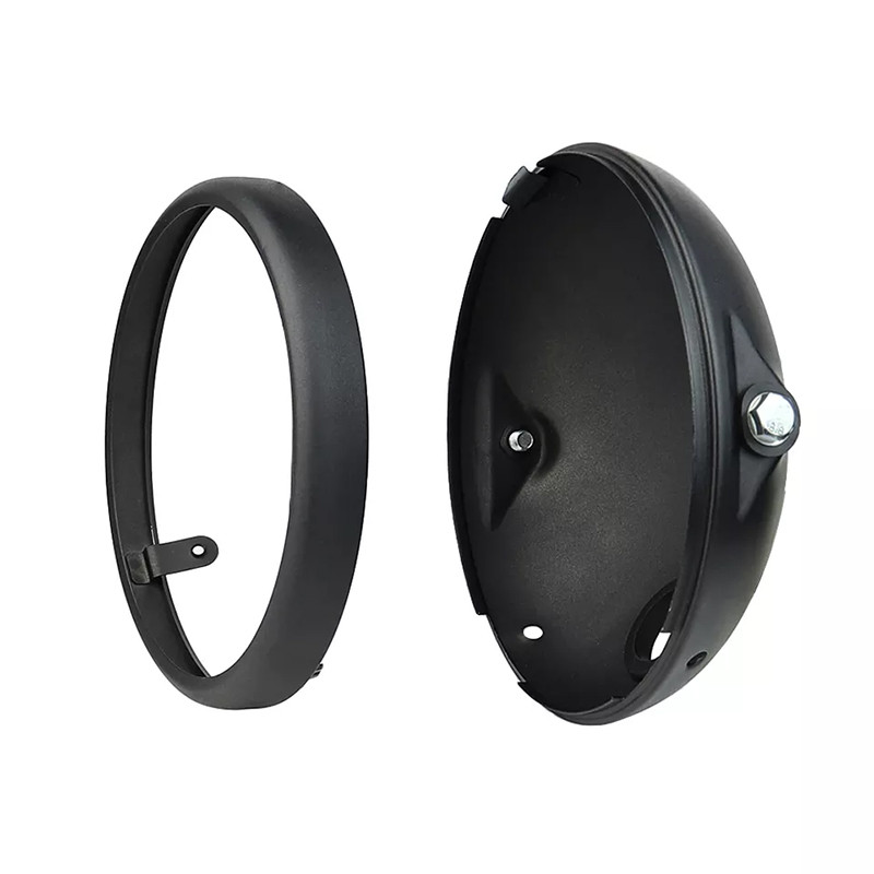 Univerzálne 7-palcové LED svetlomety do auta a motocykla, 7-palcové LED puzdro na svetlomety pre KAWASAKI, Honda, Yamaha, Chopper, Cafe Racer