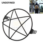 6,5"-os motorkerékpár univerzális fényszóróvédő rács lámpafedél Harley Ducati Yamaha Honda Cafe Racer kerékpárchopper Bobberhez