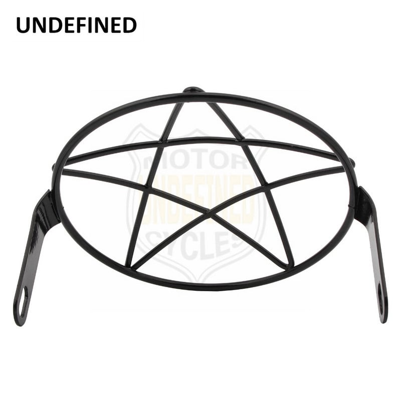 6,5"-os motorkerékpár univerzális fényszóróvédő rács lámpafedél Harley Ducati Yamaha Honda Cafe Racer kerékpárchopper Bobberhez