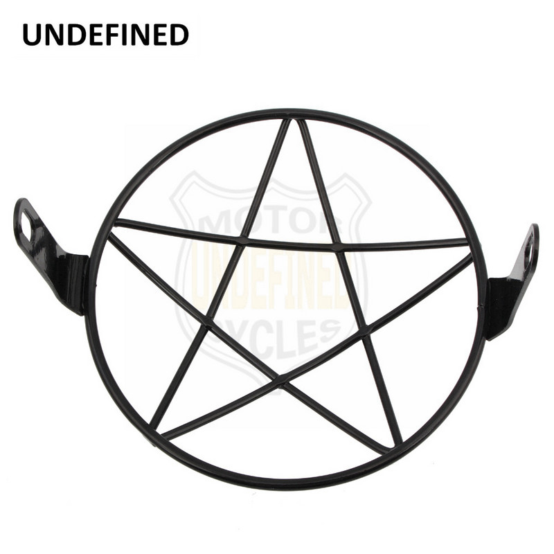 6,5"-os motorkerékpár univerzális fényszóróvédő rács lámpafedél Harley Ducati Yamaha Honda Cafe Racer kerékpárchopper Bobberhez