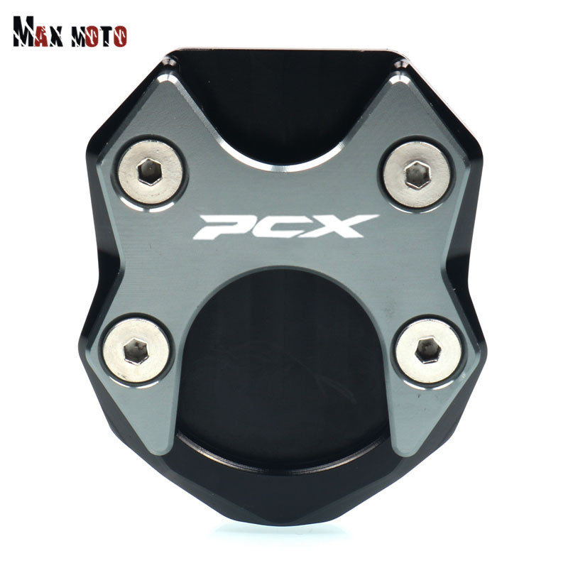HONDA PCX125 PCX150 PCX 125 150 2018-2021 2020 motorkerékpárhoz, CNC támasztó láb oldalsó állvány hosszabbító betét tartólemeze nagyítás