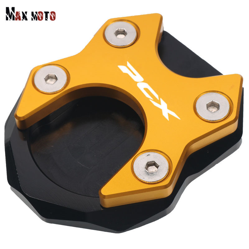 HONDA PCX125 PCX150 PCX 125 150 2018-2021 2020 motorkerékpárhoz, CNC támasztó láb oldalsó állvány hosszabbító betét tartólemeze nagyítás