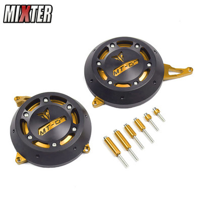 Motorkerékpár motor állórész önindító burkolat keret csúszó védője YAMAHA MT-07 MT07 2014-2020 2018 2019 2021 2022 FZ07 MT 07 típushoz