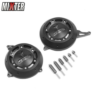 Motorkerékpár motor állórész önindító burkolat keret csúszó védője YAMAHA MT-07 MT07 2014-2020 2018 2019 2021 2022 FZ07 MT 07 típushoz