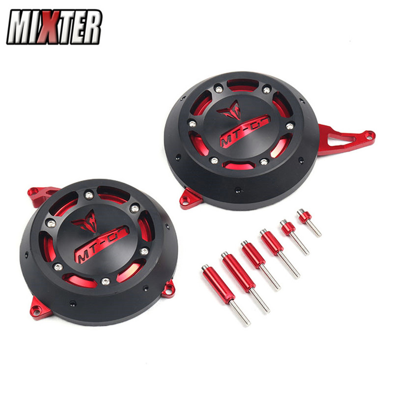 Motorkerékpár motor állórész önindító burkolat keret csúszó védője YAMAHA MT-07 MT07 2014-2020 2018 2019 2021 2022 FZ07 MT 07 típushoz