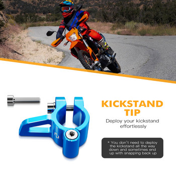 Πλαϊνή βάση στάθμευσης μοτοσικλέτας Kickstand Μύτη χοντρό πόδι για Husqvarna 701 Enduro 2016-2023 KTM 690 Enduro R 2008-2023 2009 2010 011